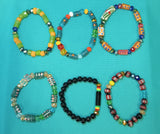 AFRICAN BEADS - BRACELETS